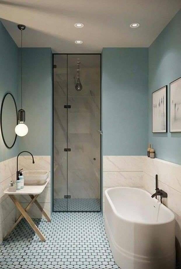 15 ไอเดียการออกแบบห้องน้ำสไตล์โมเดิร์น สวยหรูน่าใช้งาน - รักบ้านรักไอเดีย