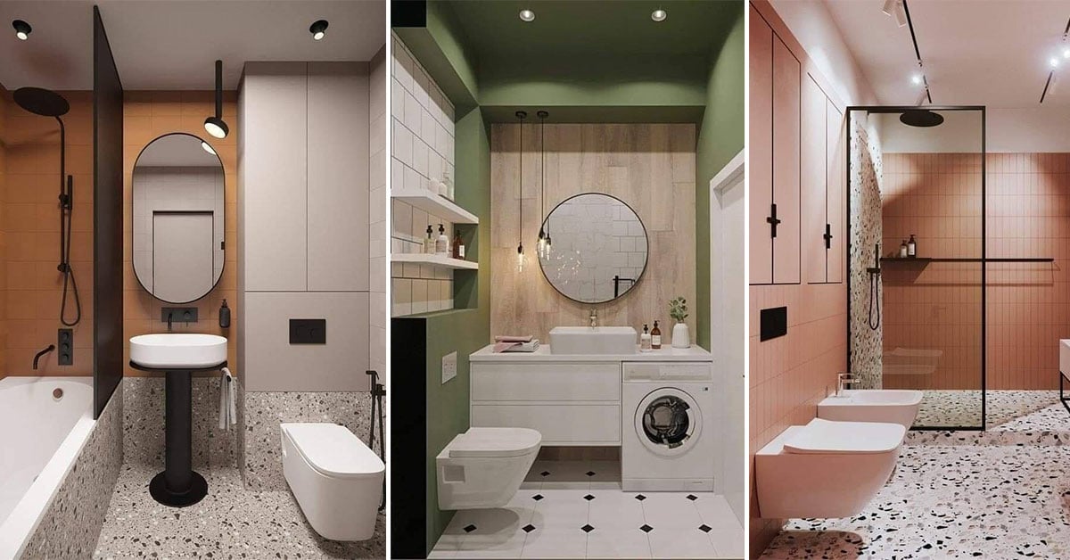 15 ไอเดียการออกแบบห้องน้ำสไตล์โมเดิร์น สวยหรูน่าใช้งาน - รักบ้านรักไอเดีย